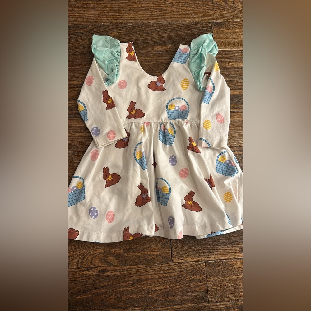 Monica and Andy Easter dress